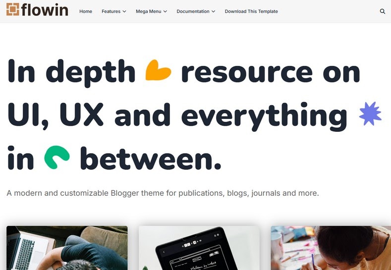 如何设置 Flowin Blogger 模板 [Way2Themes]