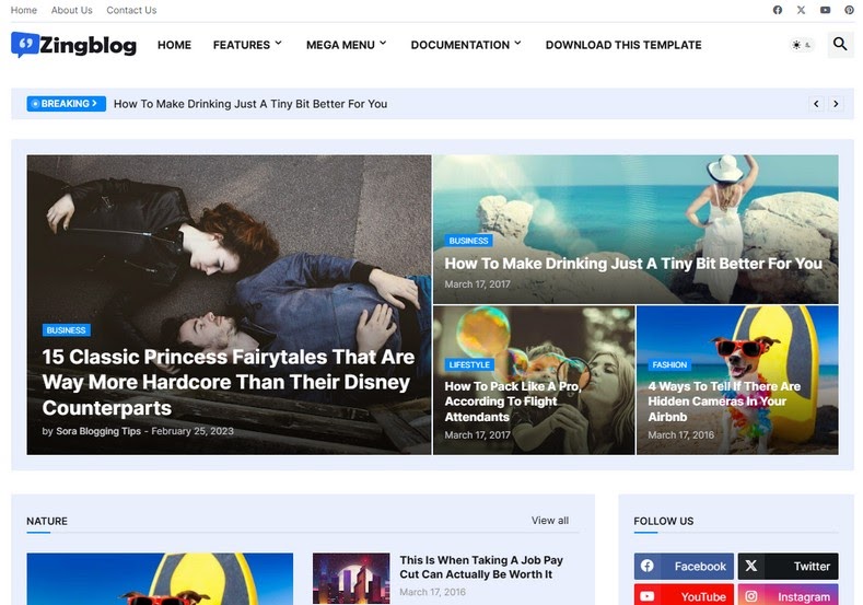 How To Setup ZingBlog Blogger Template [Templateify]